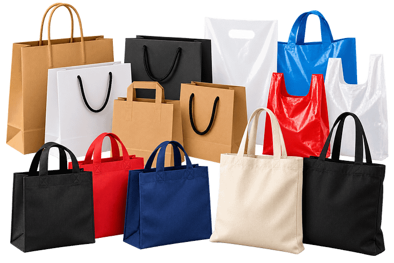 Τσάντες συσκευασίας – χάρτινες, πλαστικές, non woven και υφασμάτινες